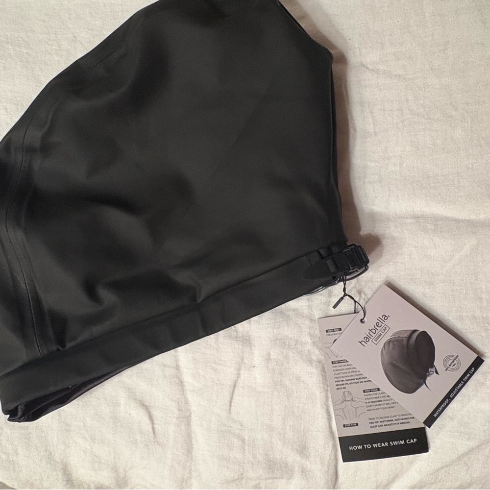 Black Swim Cap